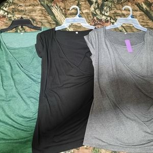 Maternity/breastfeeding shirts